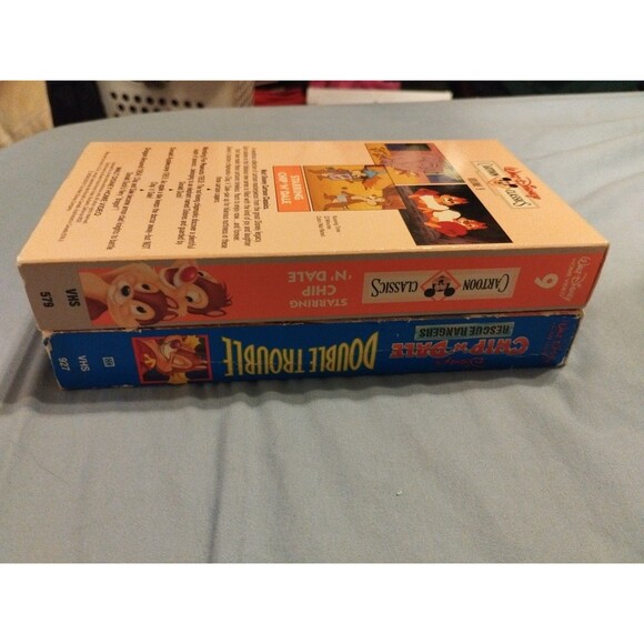 Disney Chip N Dale VHS Lot of 2 Tapes - Rescue Rangers & Classic Cartoons - Picture 3 of 6
